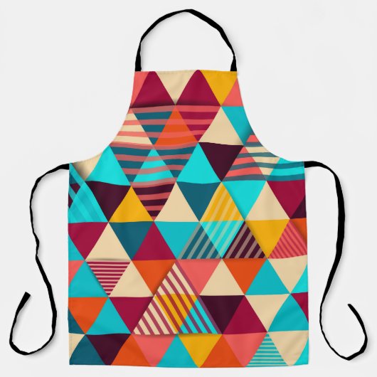 Tablier Abstract background with triangle shapes. Modern g (Recto)