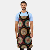 Tablier abstract colorful circle bunch pattern backgrounda (Porté)