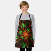 Tablier Abstract fractal flower design.   (Porté)