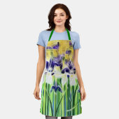 Tablier Abstract Iris Apron (Porté)