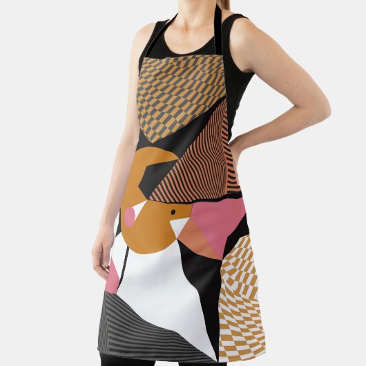 Tablier Abstract modern triangles background pattern illus (Insitu)