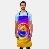 Tablier abstract multicolored background. brilliant circle (Porté)