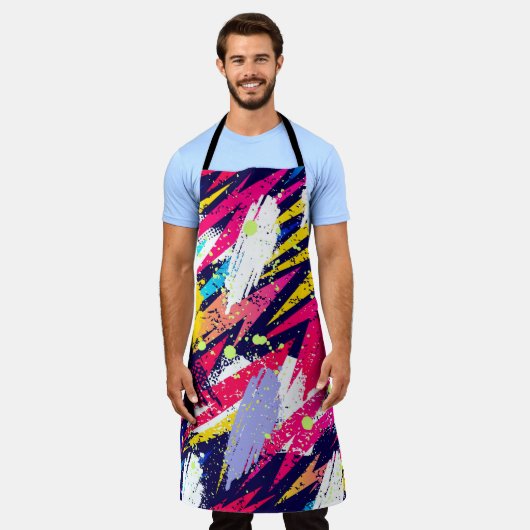 Tablier Abstract seamless pattern. Creative background wit (Porté)