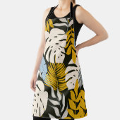 Tablier Abstract seamless pattern with tropical leaves and (Insitu)