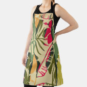 Tablier Abstract seamless pattern with tropical leaves. Ha (Insitu)