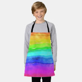 Tablier Abstract Watercolor (Porté)