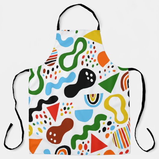 Tablier abstraction de style moderne avec composition (Recto)