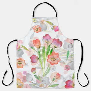 Tablier abstraction motif sans couture composition florale