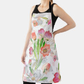 Tablier abstraction motif sans couture composition florale (Insitu)