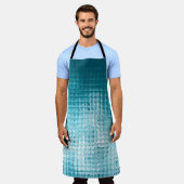 Tablier Abstrait beau bleu élégant arrière - plan (Porté)