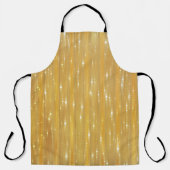 Tablier Abstrait brillant doré avec parties scintillant (Recto)