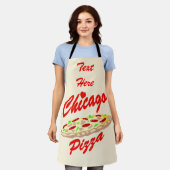 Tablier Abstrait Chicago Design ajouter du texte, Apron (Porté)