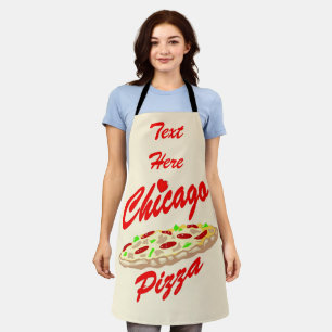 Tablier Abstrait Chicago Design ajouter du texte, Apron