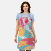 Tablier Abstrait coloré (Porté)