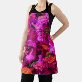 Tablier Abstrait Dans Les Purples, Les Oranges Et Les Vert (Insitu)