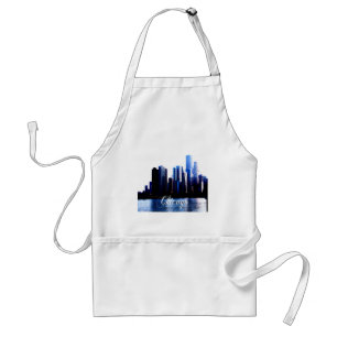 Tablier Abstrait des effets de Downtown Chicago