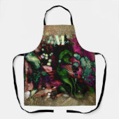 Tablier Abstrait Elegant Bio Glittery Monogramme (Recto)