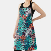 Tablier Abstrait feuille tropical motif. Créatif (Insitu)