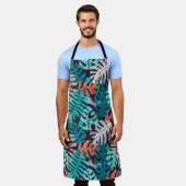 Tablier Abstrait feuille tropical motif. Créatif (Porté)