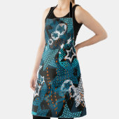 Tablier Abstrait grunge star motif Creative the backgrou (Insitu)