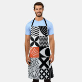 Tablier Abstrait moderne : toile de design artistique. (Porté)