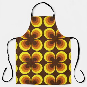 Tablier Abstrait. motif sans couture colorée des années 60