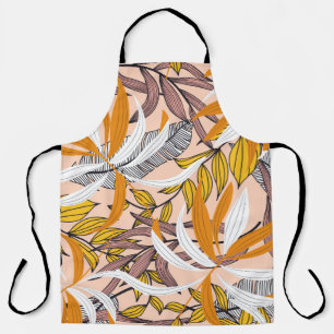 Tablier Abstrait motif sans soudure avec l tropical coloré