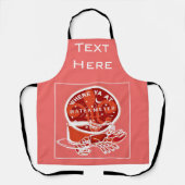 Tablier Abstrait New Orleans Design ajouter du texte, Apro (Recto)