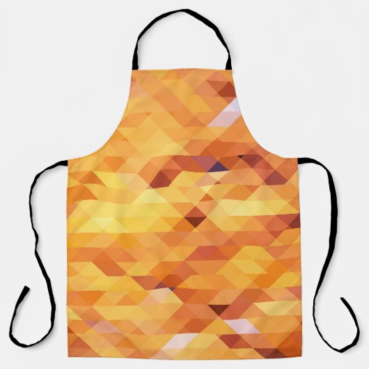 Tablier Abstraite multicolore, basse mosaïque de poly. (Recto)