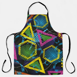 Tablier Abstraits enfants motifs de sport grunge. Créatif
