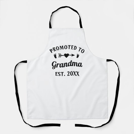 Tablier Abuela Nonna Nanna Grand-Mère Promue À Grand-Mère (Recto)