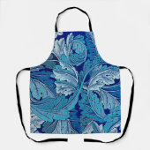 Tablier Acanthus Blue, William Morris (Recto)