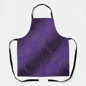 Tablier Acceptation | Médaillons de méditation violette (Recto)