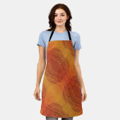 Tablier Acceptation | Médaillons de saumons rouges orange  (Porté)