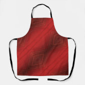 Tablier Acceptation | Motif de Boho Eclectique Rouge (Recto)