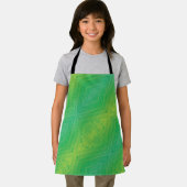 Tablier Acceptation | Motif de Shibori jaune bleu (Insitu)