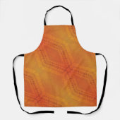 Tablier Acceptation | Motif de Shibori rouge orange jaune (Recto)