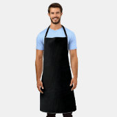 Tablier Acceptation | Texture géométrique foncée (Porté)