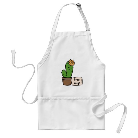 Tablier Accrocs gratuits cactus - Apron (Devant)