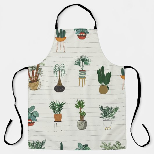 Tablier Accueil Plantes : Intérieur sans couture à main (Recto)