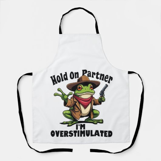 Tablier Accusez votre partenaire de surstimuler Frog ADHD (Recto)