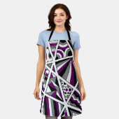 Tablier Ace Asexuel Pride Zen Doodle (Porté)