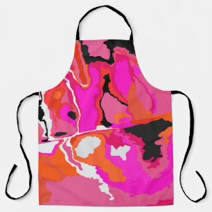 Tablier Acid Vivid Digital Psychedelic Bright Background.