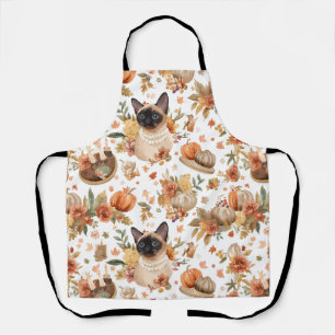 Tablier Action de grâce avec citrouille et fleur pour amat