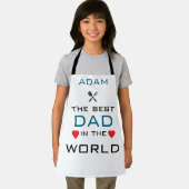Tablier Adam le meilleur papa du monde blanc (Insitu)