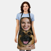 Tablier Add German Shepherd Photo Personalize (Porté)