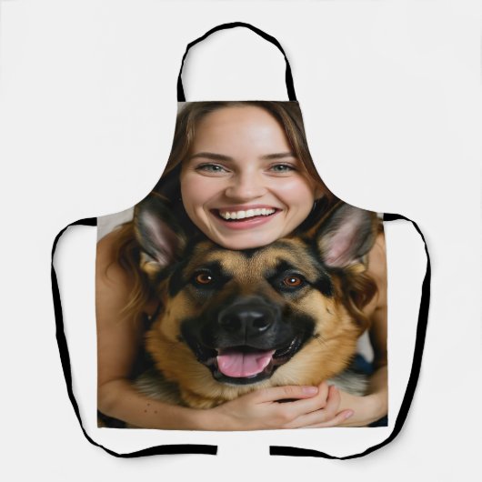 Tablier Add German Shepherd Photo Personalize (Recto)