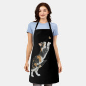 Tablier Adorable Calico Cat & Butterfly Watercolor (Porté)