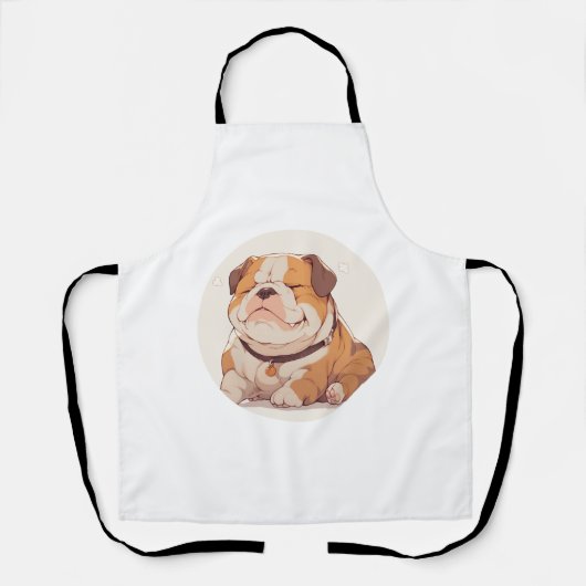 Tablier Adorable Chien-taureau Classique T-shirt (Recto)
