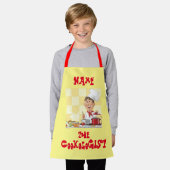 Tablier Adorable Cookingologue Apron pour enfants (Porté)